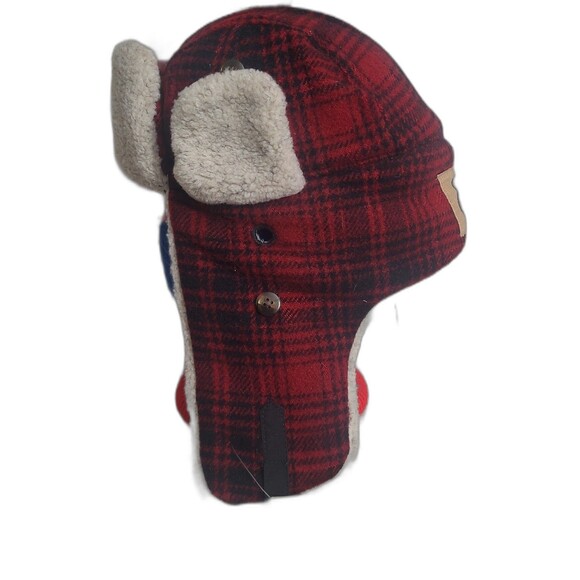 Vtg Mad Bomber Trapper Hat Sherpa Lined - Picture 1 of 8